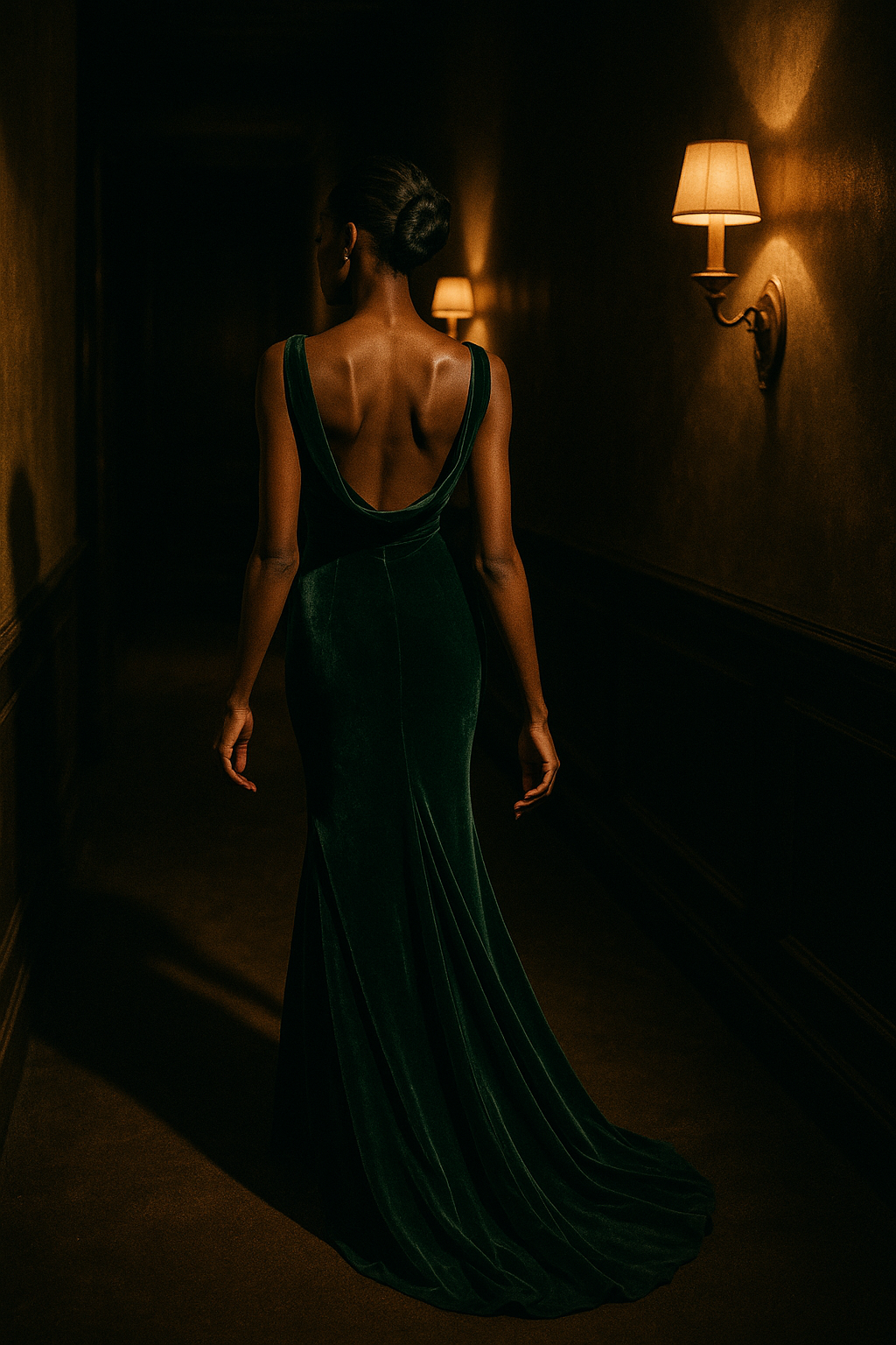 Emerald gown